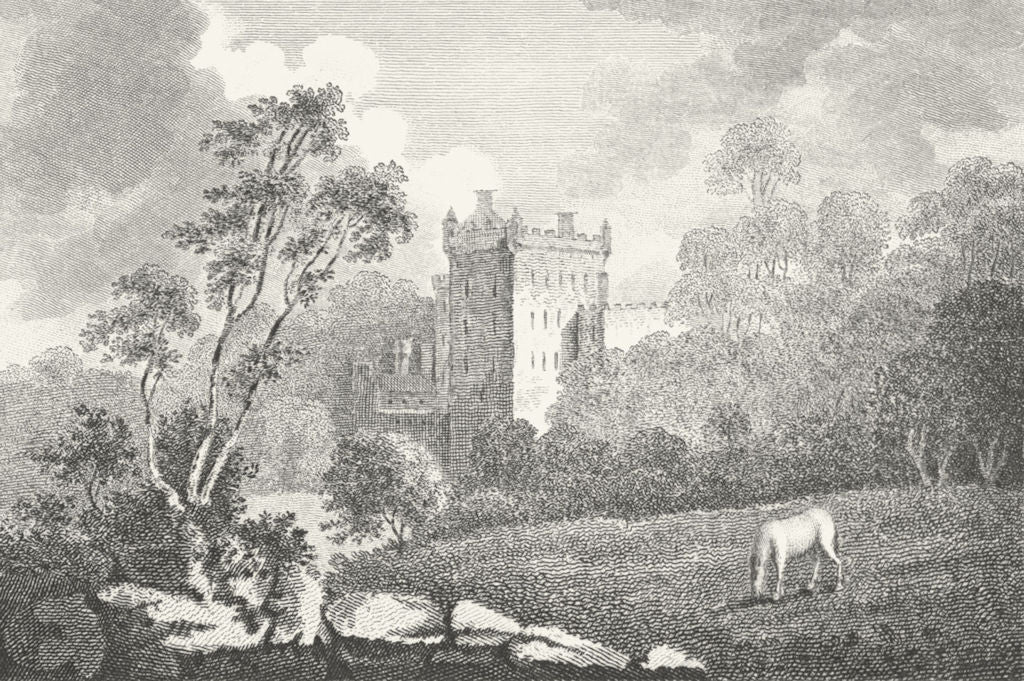SCOTLAND. Huntly Lodge c1800 old antique vintage print picture